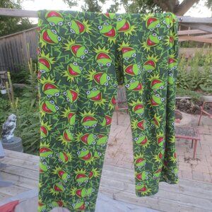 Fun Cute Unisex Kermit the Frog Pajama PJ Bottoms - Medium.